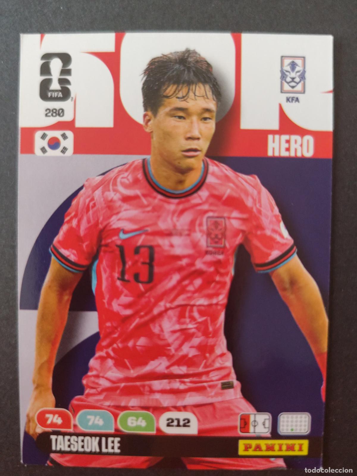 Cromos de F&uacute;tbol: 280 TAE-SEOK LEE COREA DEL SUR ADRENALYN MUNDIAL FIFA WORLD CUP 2026 PANINI