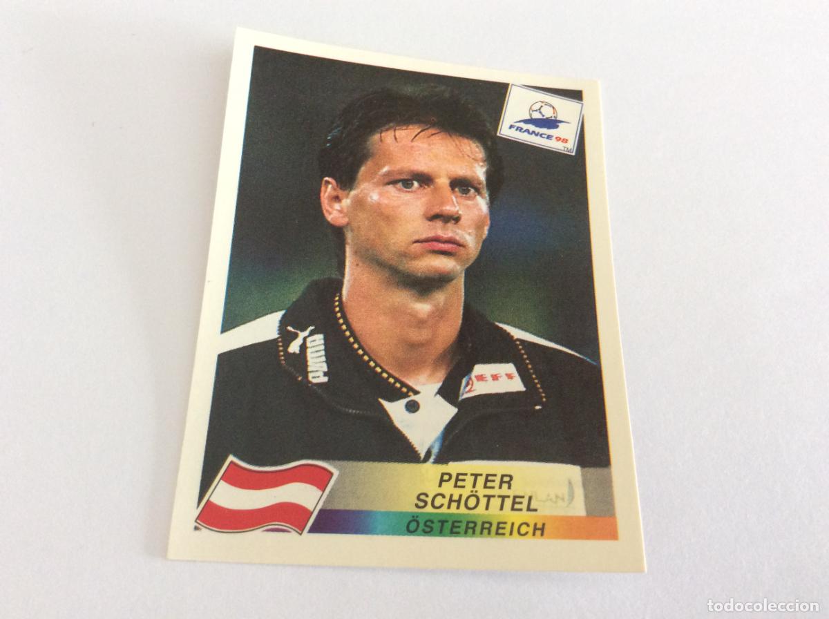 Cromos de F&uacute;tbol: 143 Peter Schottel Austria CROMO STICKER Francia 1998 PANINI