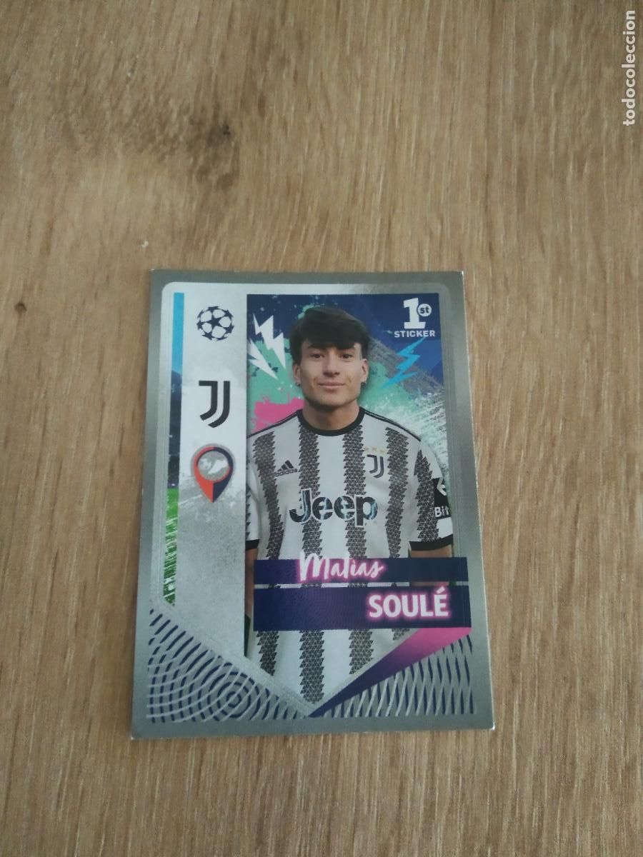 Cromos de F&uacute;tbol: 293 MATIAS SOULE JUVENTUS TURIN CROMO FUTBOL UEFA CHAMPIONS LEAGUE 2022-2023 TOPPS 22-23