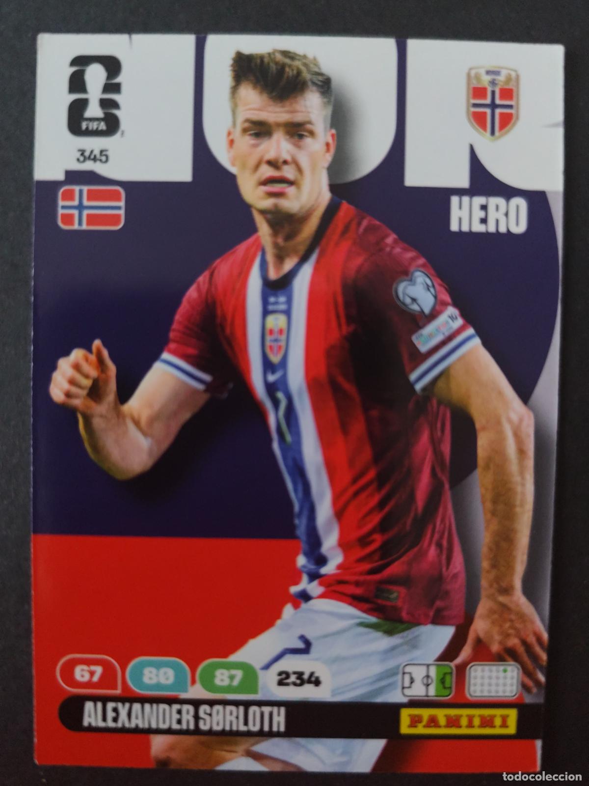 Cromos de Futebol: 345 ALEXANDER S&Oslash;RLOTH NORUEGA ADRENALYN MUNDIAL FIFA WORLD CUP 2026 PANINI