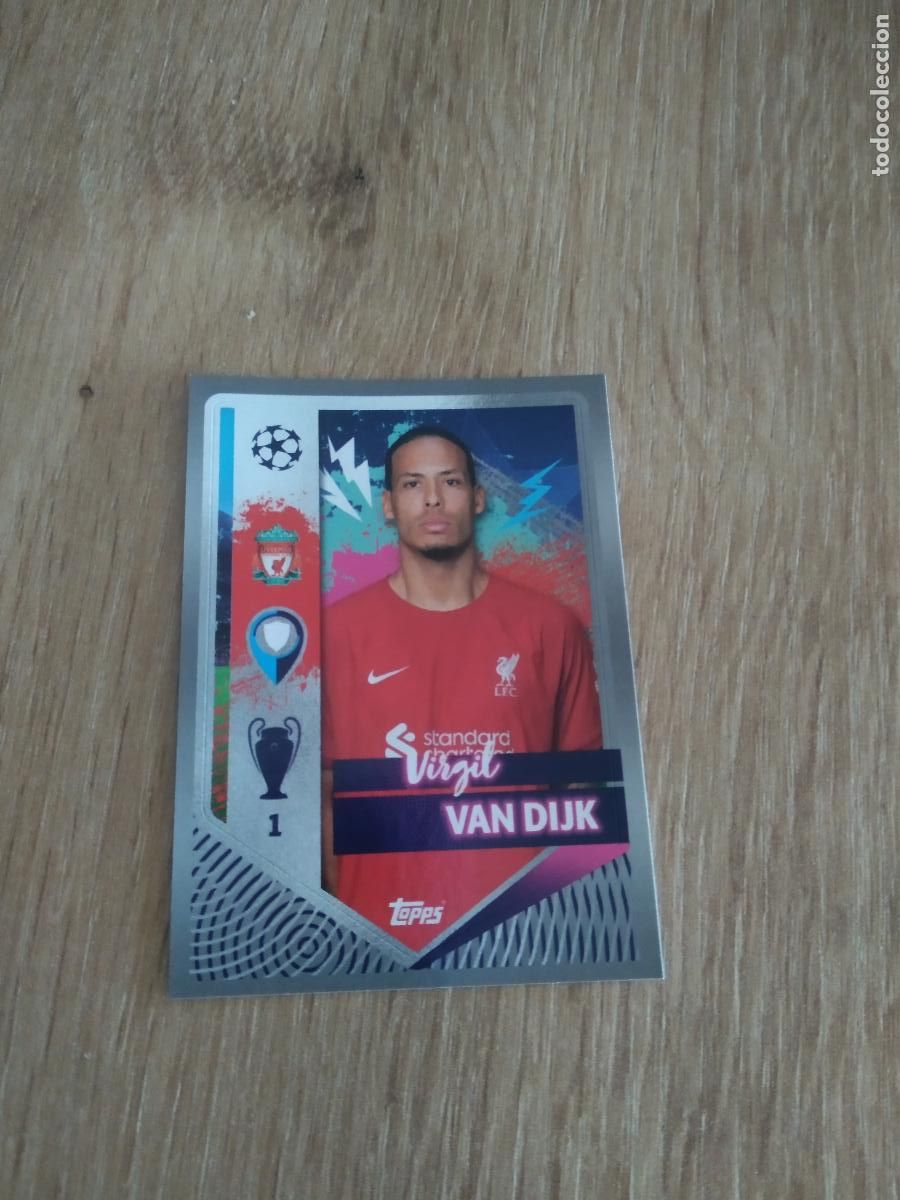 Cromos de F&uacute;tbol: 299 VAN DIJK LIVERPOOL CROMO FUTBOL UEFA CHAMPIONS LEAGUE 2022-2023 TOPPS 22-23