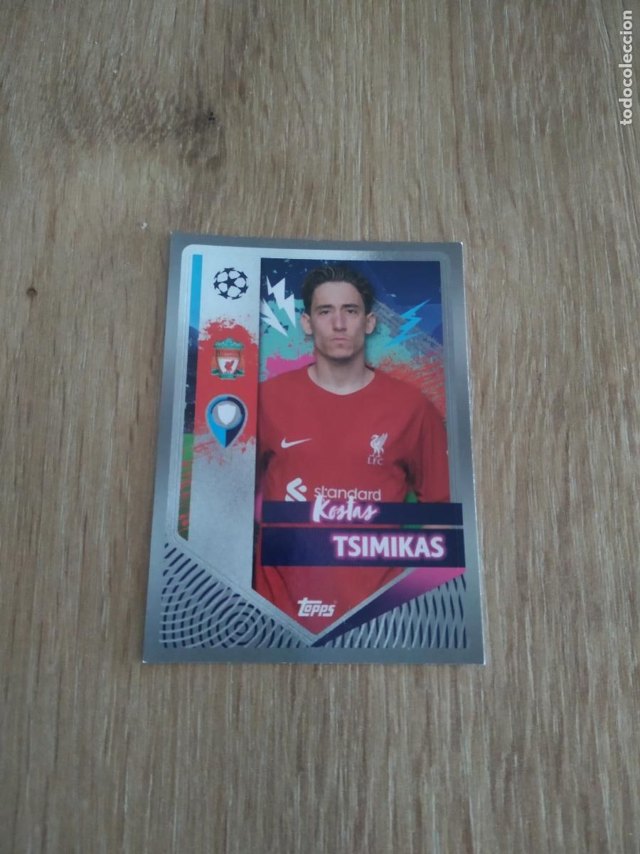 Cromos de F&uacute;tbol: 301 KOSTAS TSIMIKAS LIVERPOOL CROMO FUTBOL UEFA CHAMPIONS LEAGUE 2022-2023 TOPPS 22-23