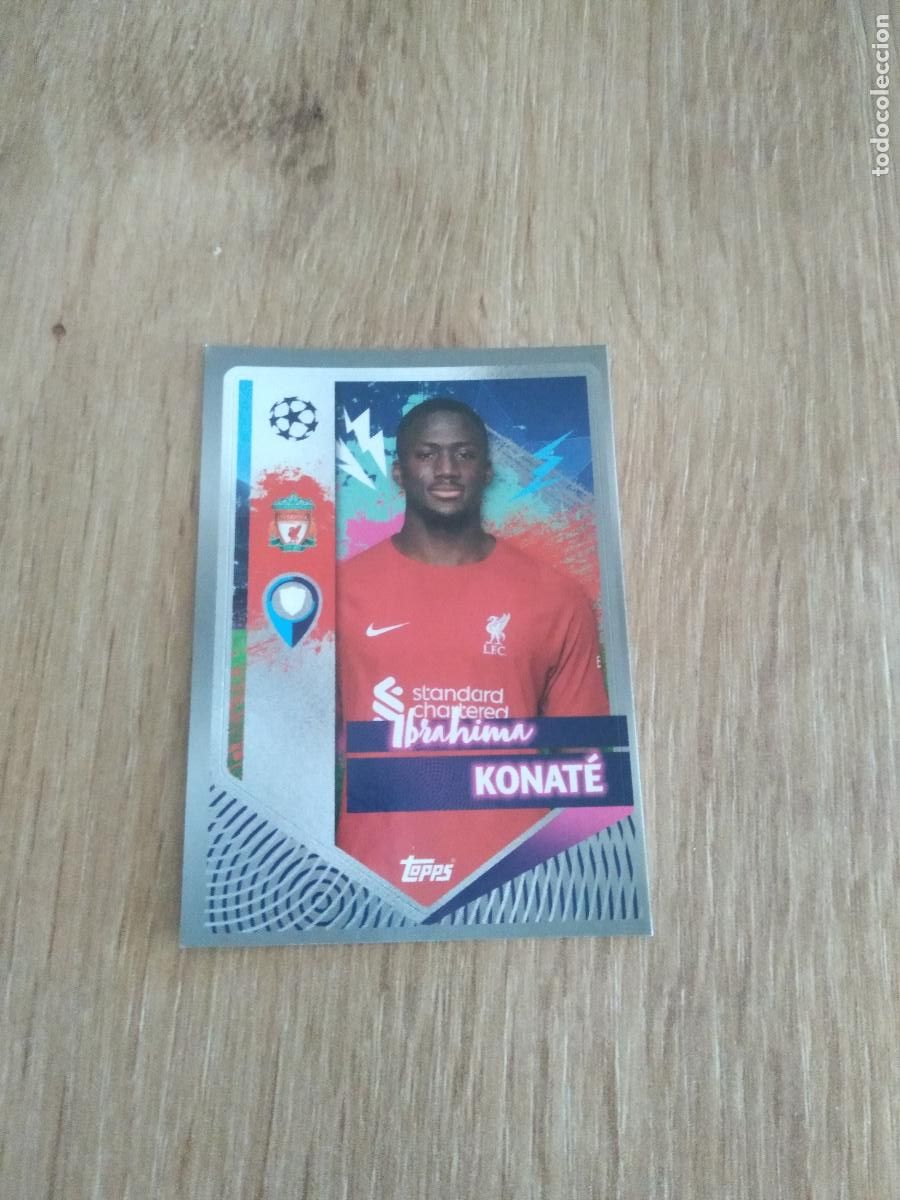 Cromos de F&uacute;tbol: 303 KONATE LIVERPOOL CROMO FUTBOL UEFA CHAMPIONS LEAGUE 2022-2023 TOPPS 22-23