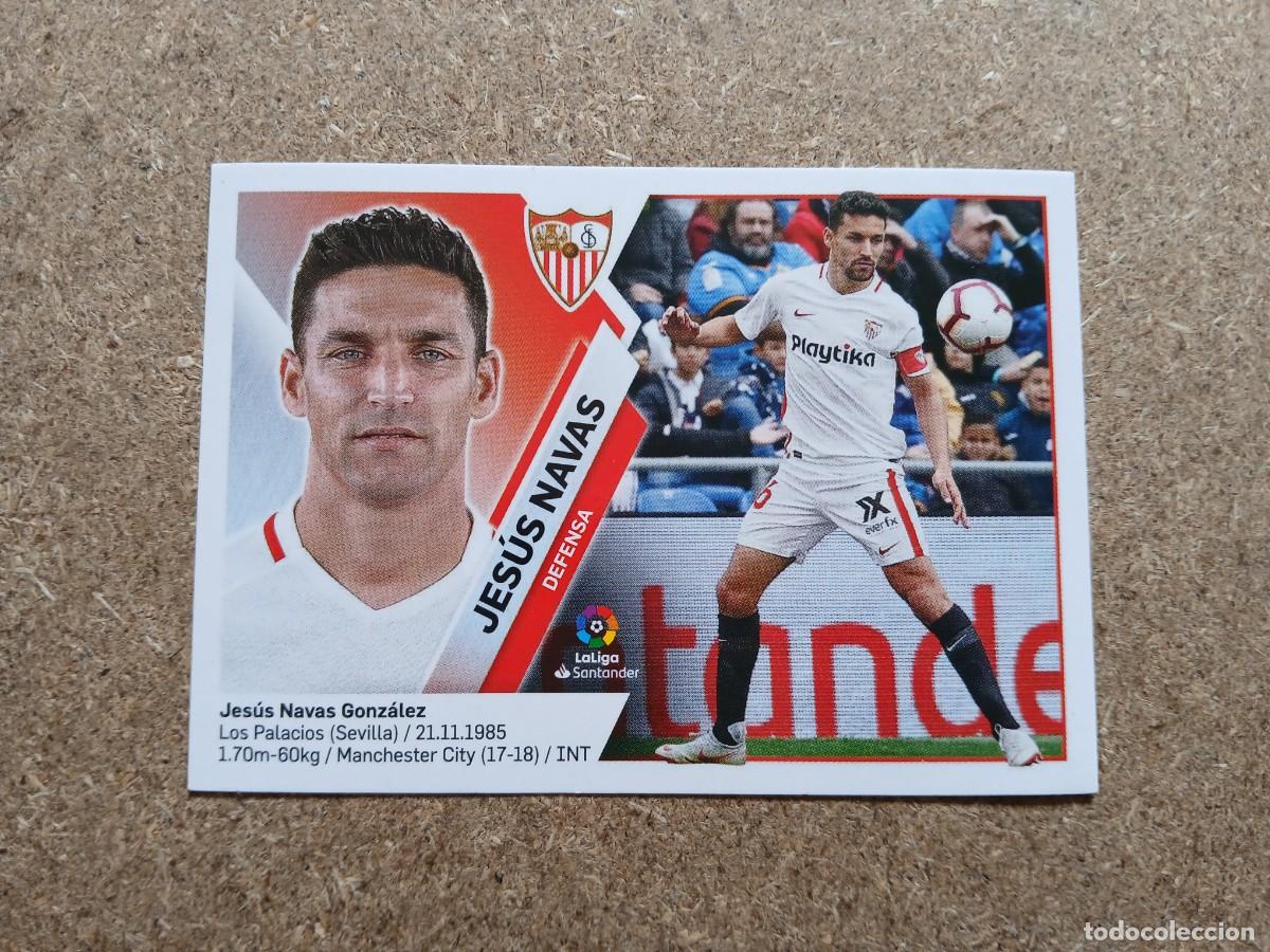 Fu&szlig;ball-Sticker: JESUS NAVAS - SEVILLA FC N&ordm; 3 LIGA ESTE 2019 2020 - 19 20