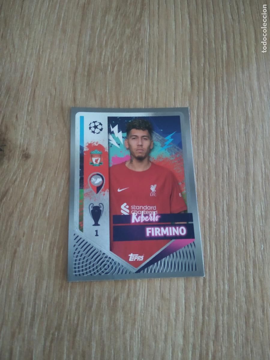 Cromos de F&uacute;tbol: 310 FIRMINO LIVERPOOL CROMO FUTBOL UEFA CHAMPIONS LEAGUE 2022-2023 TOPPS 22-23
