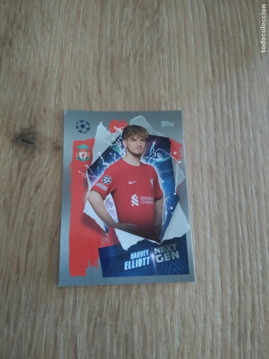 Cromos de F&uacute;tbol: 313 HARVEY ELLIOTT LIVERPOOL CROMO FUTBOL UEFA CHAMPIONS LEAGUE 2022-2023 TOPPS 22-23