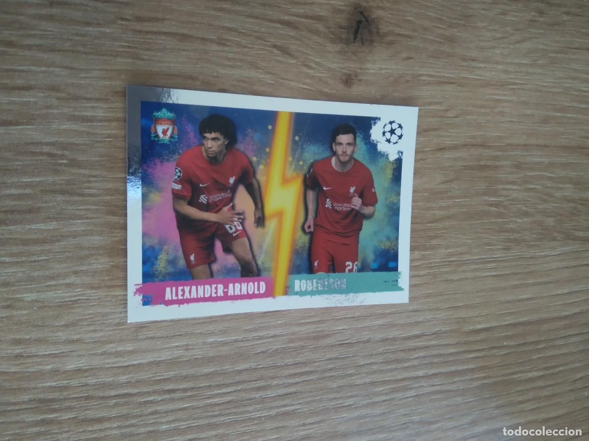 Cromos de F&uacute;tbol: 314 ALEXANDER-ARNOLD ROBERTSON LIVERPOOL CROMO FUTBOL UEFA CHAMPIONS LEAGUE 2022-2023 TOPPS 22-23