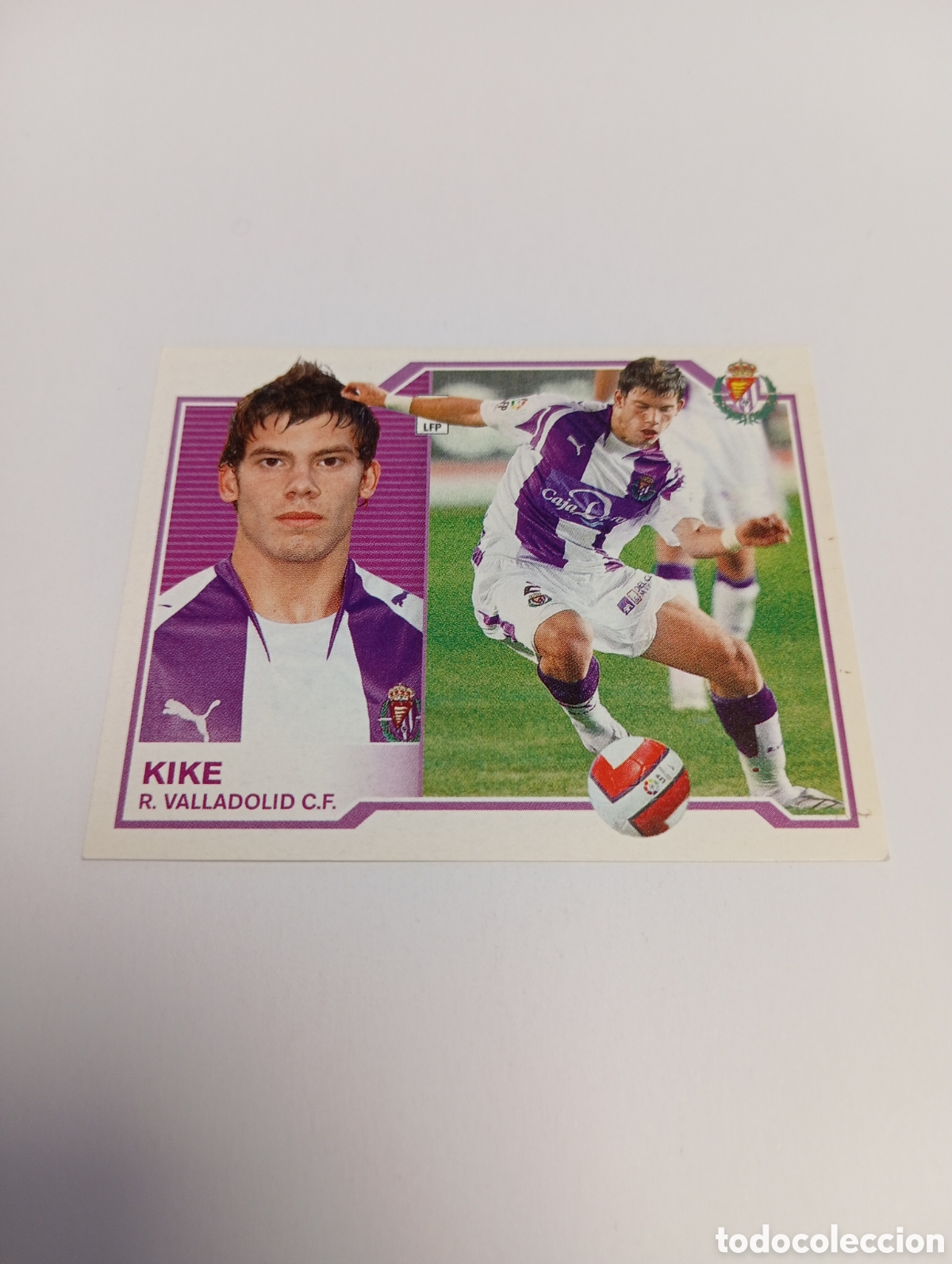 Football Stickers: KIKE COLOCA Valladolid Liga Este 2007 2008 PANINI 07 08