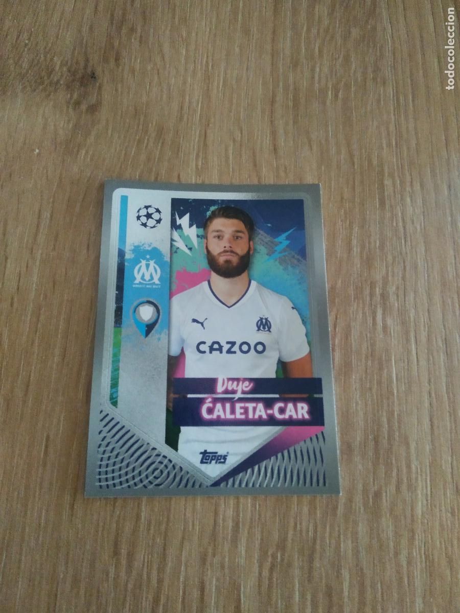 Cromos de F&uacute;tbol: 334 CALETA-CAR OLYMPIQUE MARSELLA CROMO FUTBOL UEFA CHAMPIONS LEAGUE 2022-2023 TOPPS 22-23