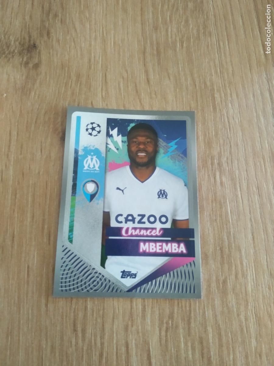 Cartes &agrave; collectionner de Football: 336 MBEMBA OLYMPIQUE MARSELLA CROMO FUTBOL UEFA CHAMPIONS LEAGUE 2022-2023 TOPPS 22-23
