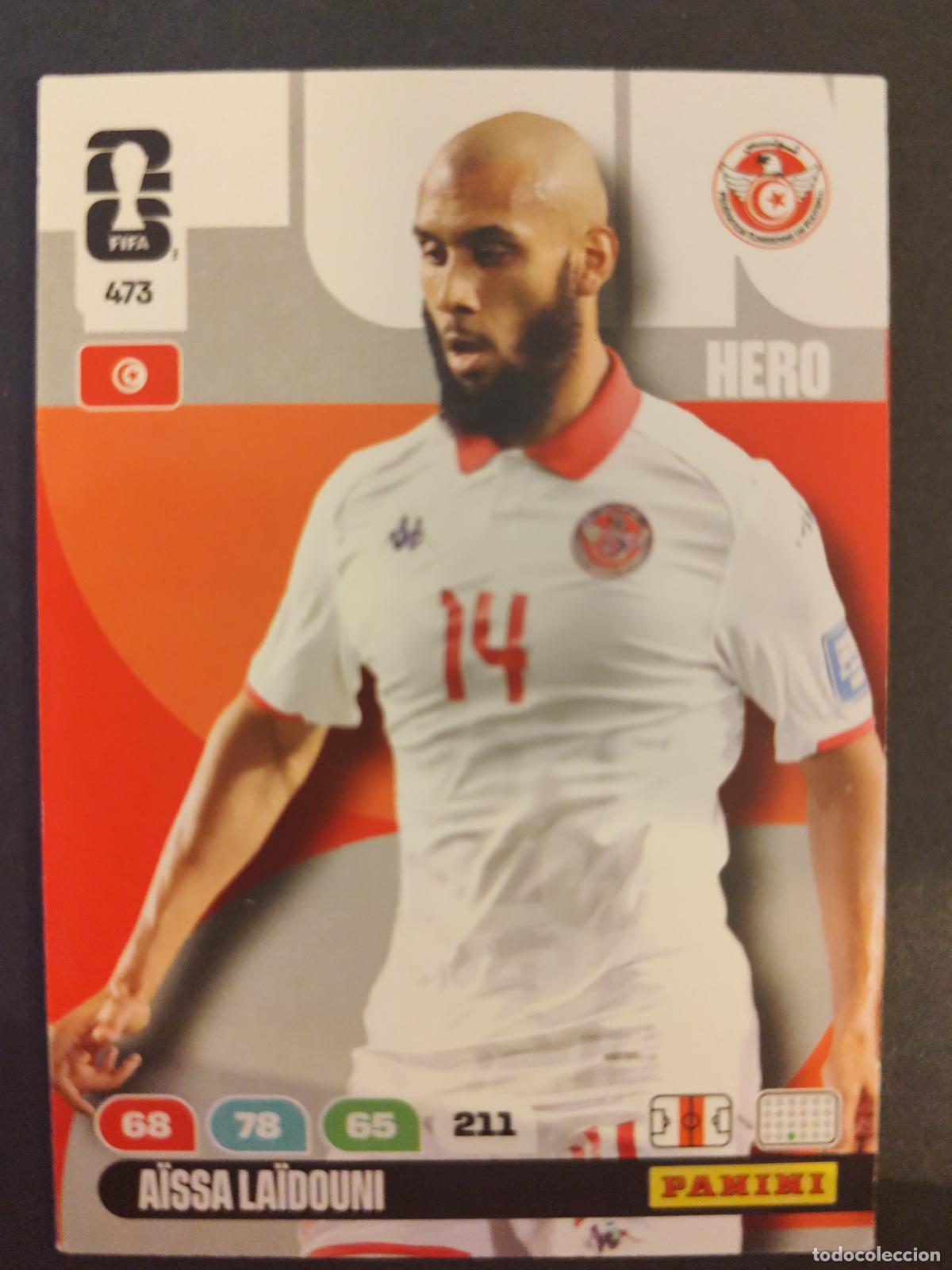 Cromos de F&uacute;tbol: 473 AISSA LAIDOUNI T&Uacute;NEZ ADRENALYN MUNDIAL FIFA WORLD CUP 2026 PANINI