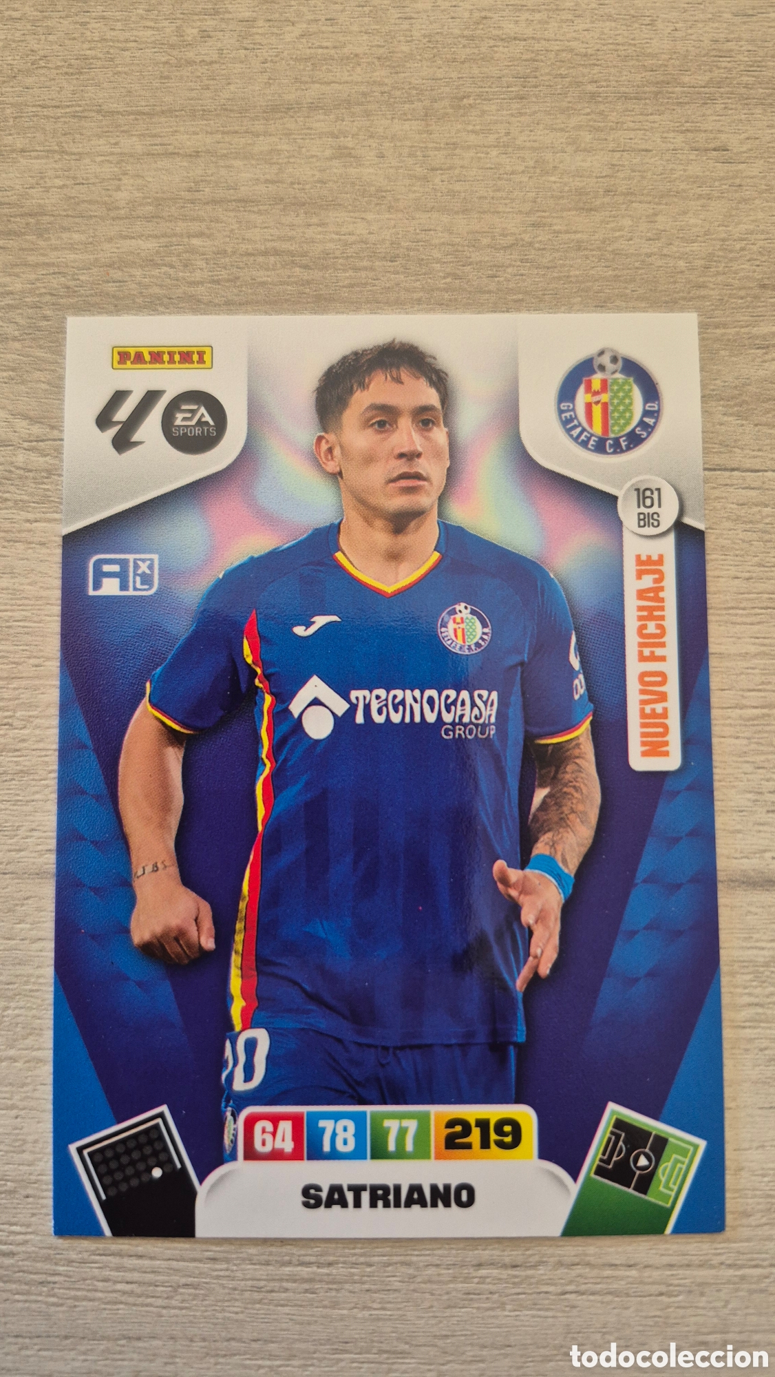 Cromos de F&uacute;tbol: N&deg;161Bis Getafe Satriano Adrenalyn 25/26