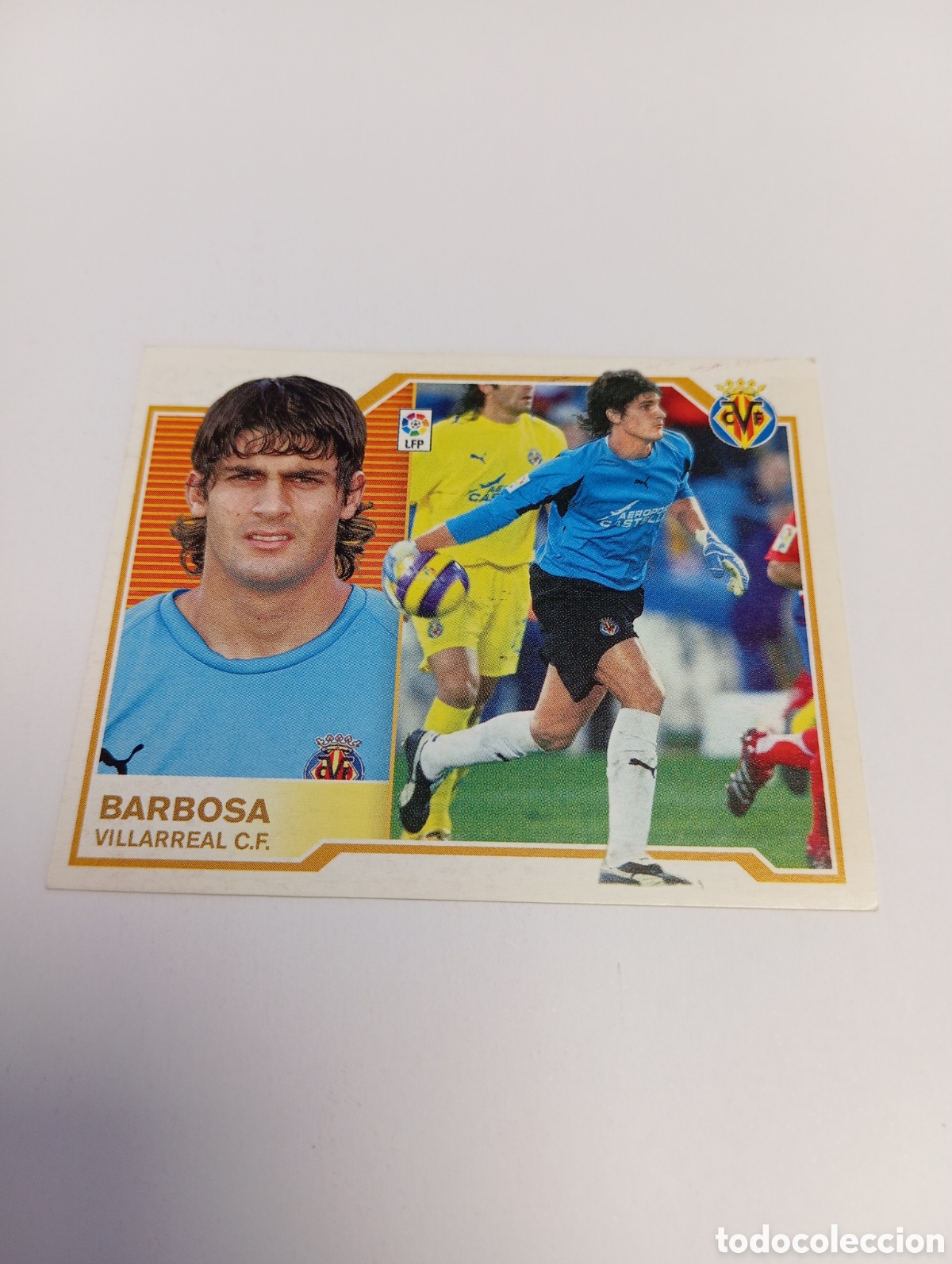Fu&szlig;ball-Sticker: BARBOSA BAJA Villarreal Liga Este 2007 2008 PANINI 07 08