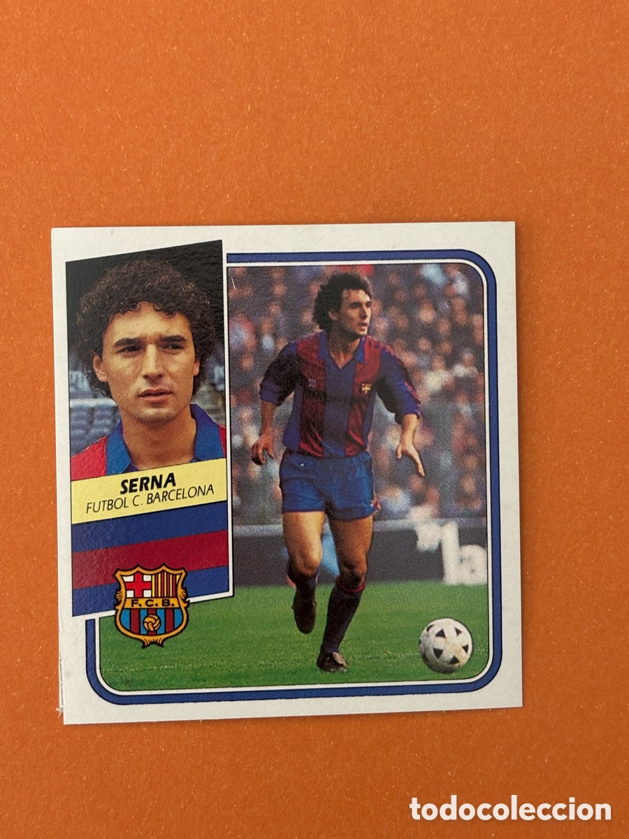 Cromos de F&uacute;tbol: ESTE 89 90 SERNA DEL FC BARCELONA NUEVO SIN PEGAR 1989 1990