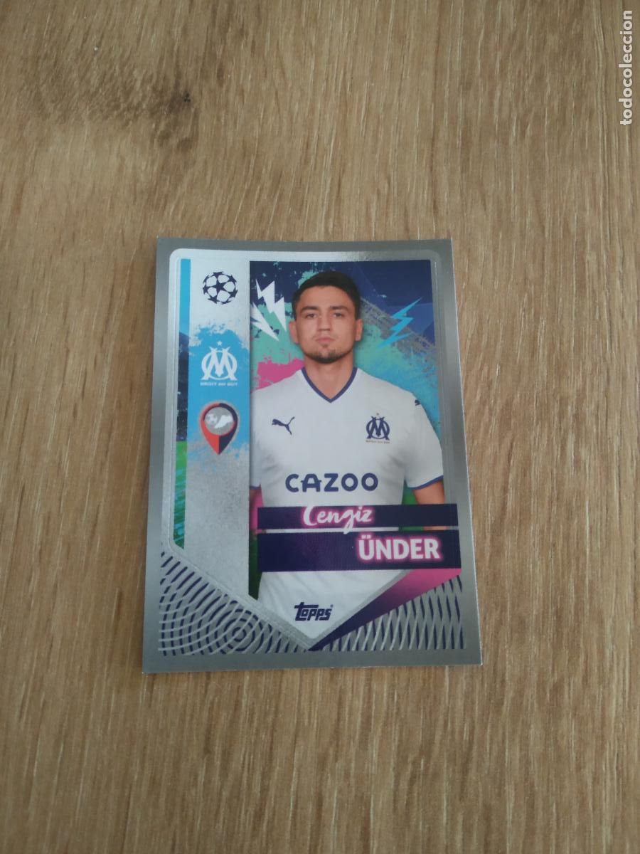 Cromos de F&uacute;tbol: 348 CENGIZ UNDER OLYMPIQUE MARSELLA CROMO FUTBOL UEFA CHAMPIONS LEAGUE 2022-2023 TOPPS 22-23