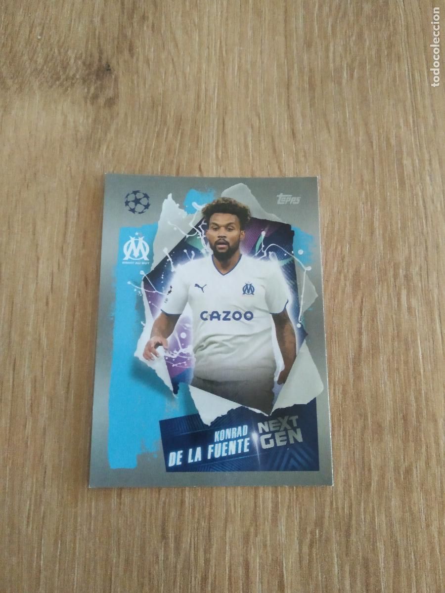 Cromos de F&uacute;tbol: 349 KONRAD DE LA FUENTE OLYMPIQUE MARSELLA CROMO FUTBOL UEFA CHAMPIONS LEAGUE 2022-2023 TOPPS 22-23