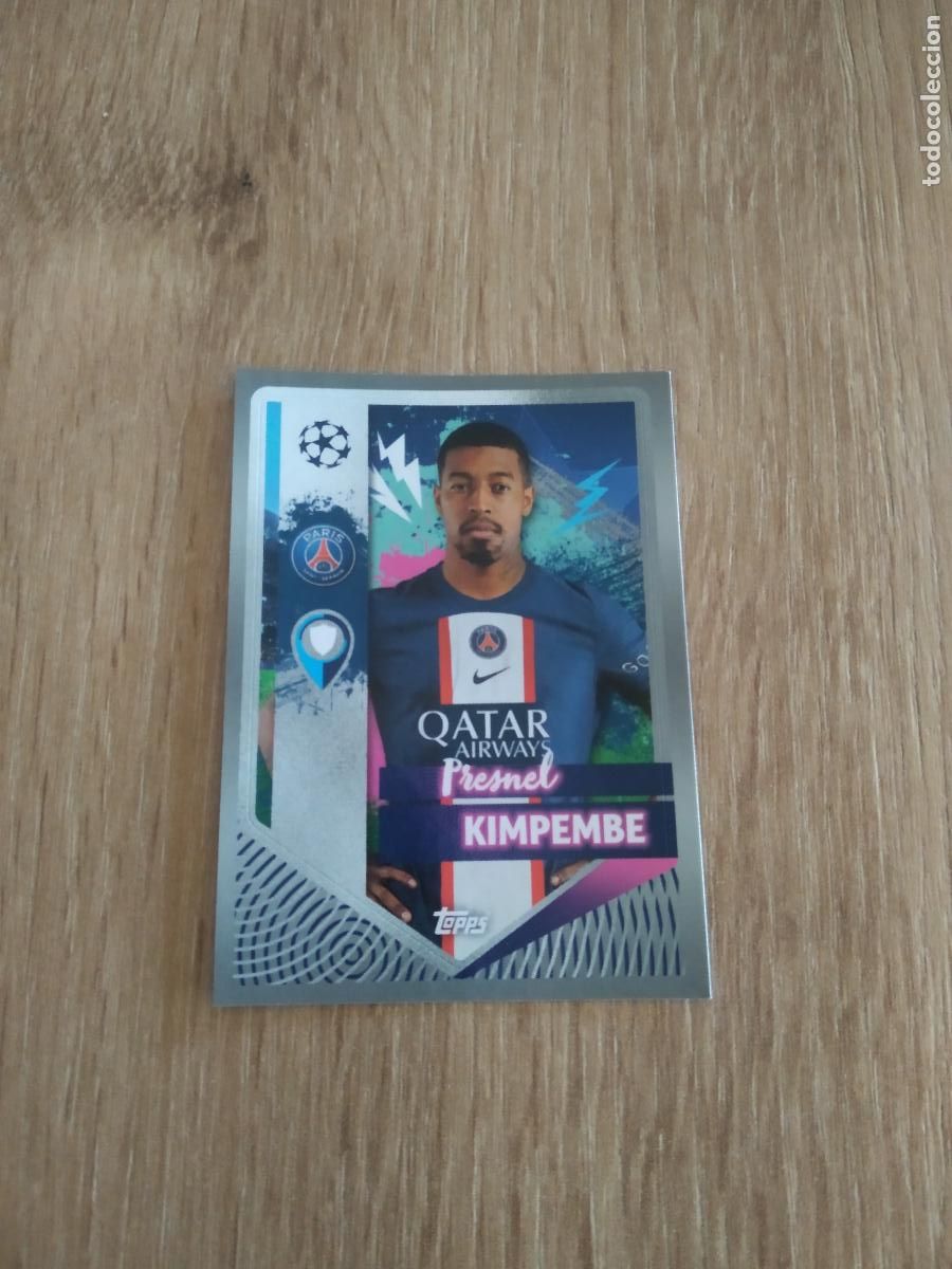 Cromos de F&uacute;tbol: 353 KIMPEMBE PARIS SAINT GERMAIN CROMO FUTBOL UEFA CHAMPIONS LEAGUE 2022-2023 TOPPS 22-23