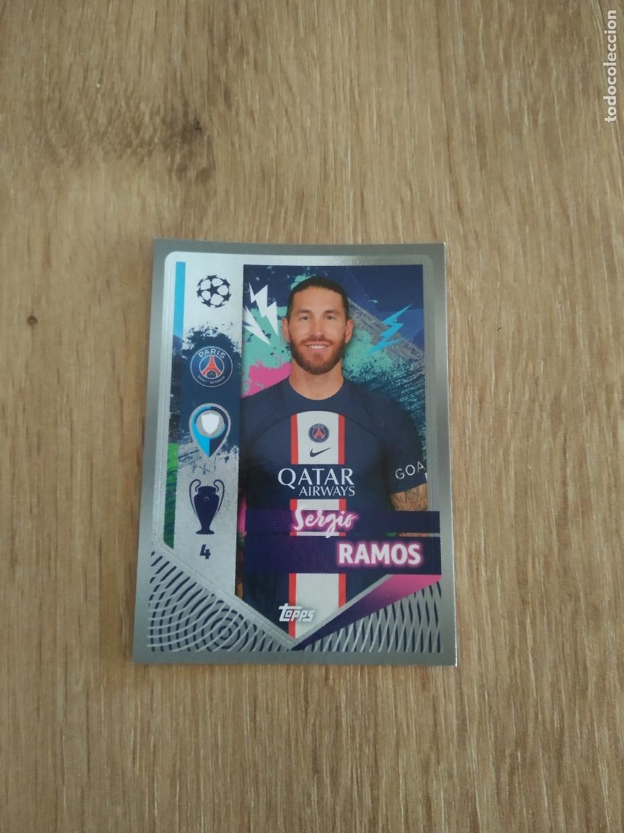 Cromos de F&uacute;tbol: 357 SERGIO RAMOS PARIS SAINT GERMAIN CROMO FUTBOL UEFA CHAMPIONS LEAGUE 2022-2023 TOPPS 22-23