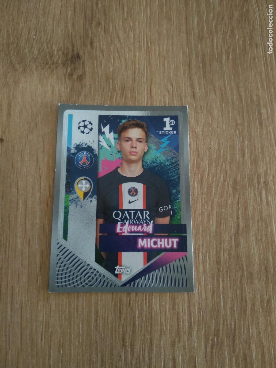 Cromos de F&uacute;tbol: 361 EDOUARD MICHUT PARIS SAINT GERMAIN CROMO FUTBOL UEFA CHAMPIONS LEAGUE 2022-2023 TOPPS 22-23