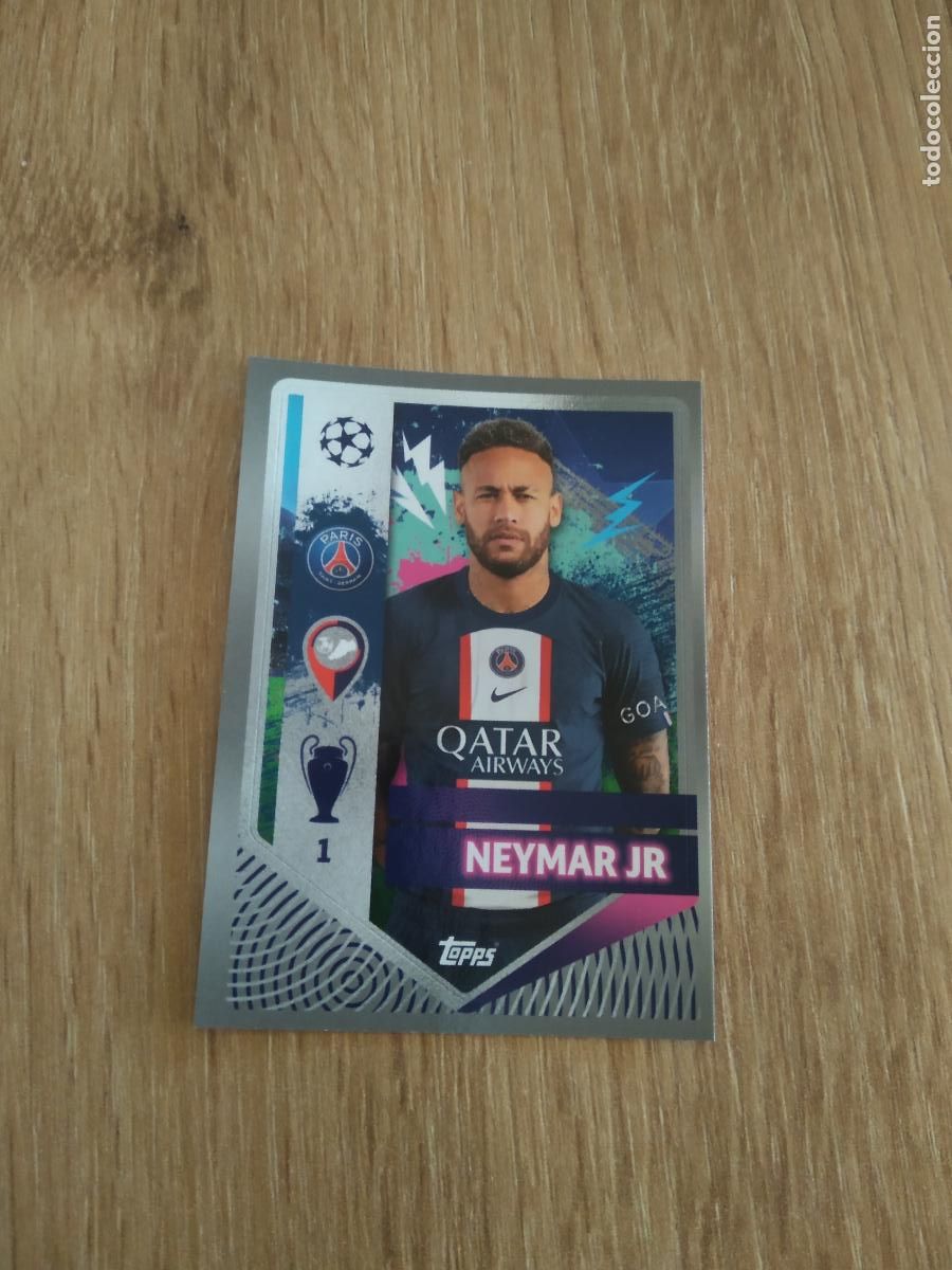 Cromos de F&uacute;tbol: 364 NEYMAR JR PARIS SAINT GERMAIN CROMO FUTBOL UEFA CHAMPIONS LEAGUE 2022-2023 TOPPS 22-23