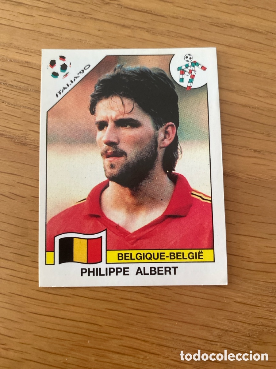 Cartes &agrave; collectionner de Football: Cromo panini mundial Italia 90 n&uacute;mero 333 Albert - Stickers album world cup Italy 1990