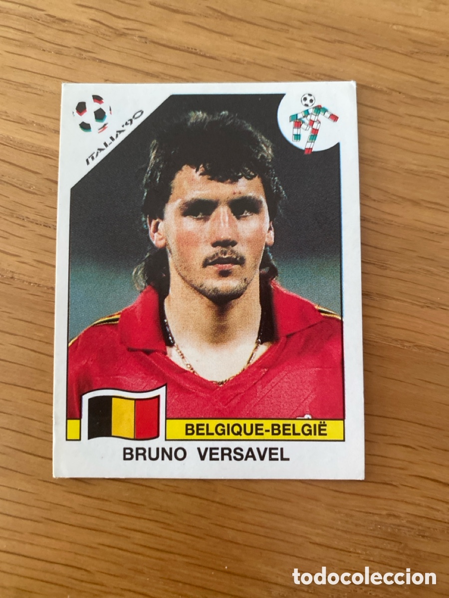 Cartes &agrave; collectionner de Football: Cromo panini mundial Italia 90 n&uacute;mero 335 Versavel - Stickers album world cup Italy 1990