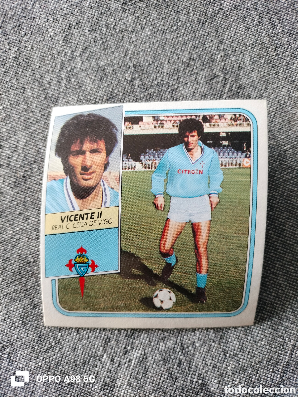 Cartes &agrave; collectionner de Football: Cromo fichaje 13 Vicente II Celta de Vigo Ediciones Este liga temporada 89 90 1989 1990