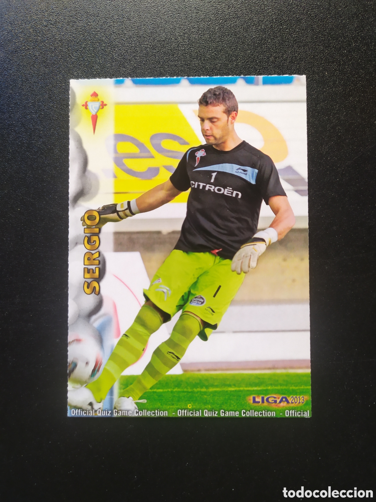 Cromos de Futebol: Mundicromo fichas Liga 2012 2013 12 13 Sergio n&deg; 491 Celta Vigo