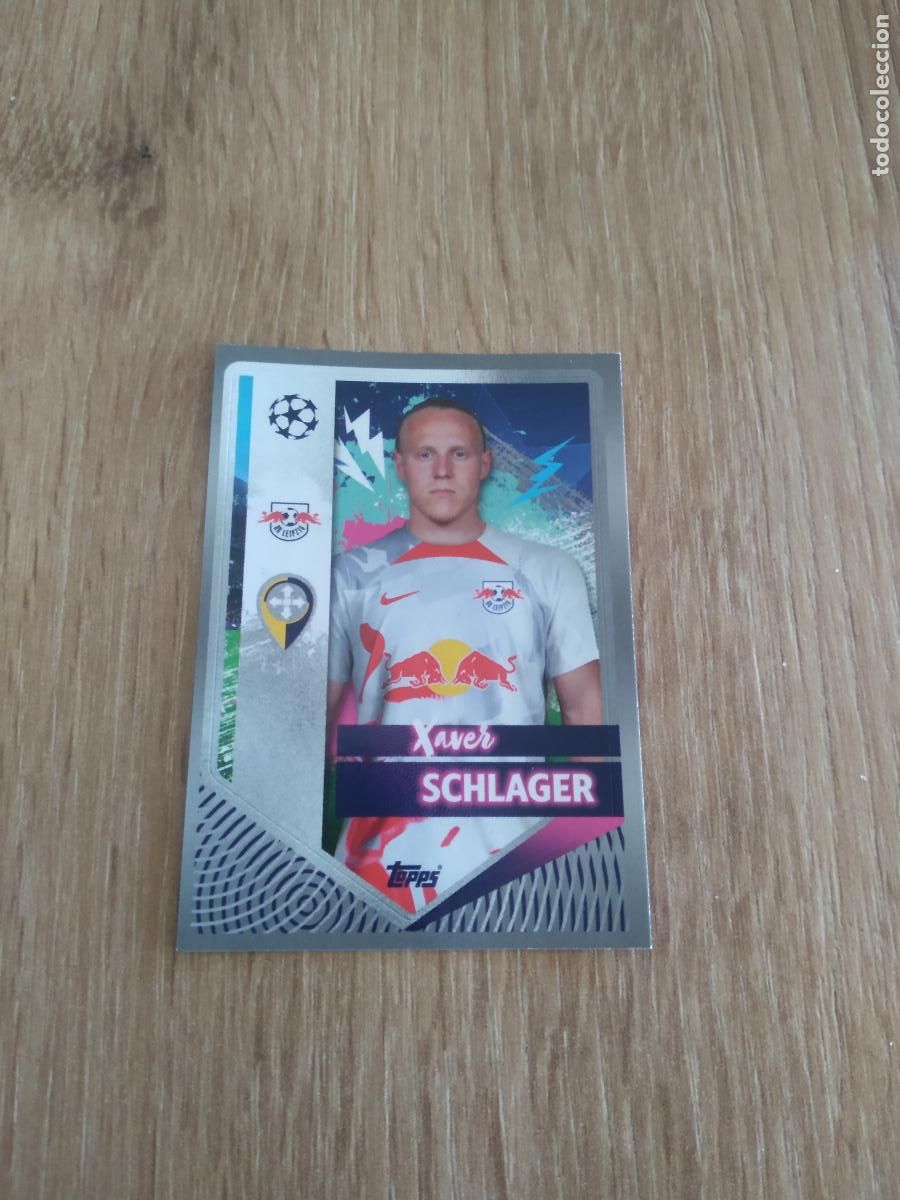 Cromos de F&uacute;tbol: 376 XAVER SCHLAGER LEIPZIG CROMO FUTBOL UEFA CHAMPIONS LEAGUE 2022-2023 TOPPS 22-23