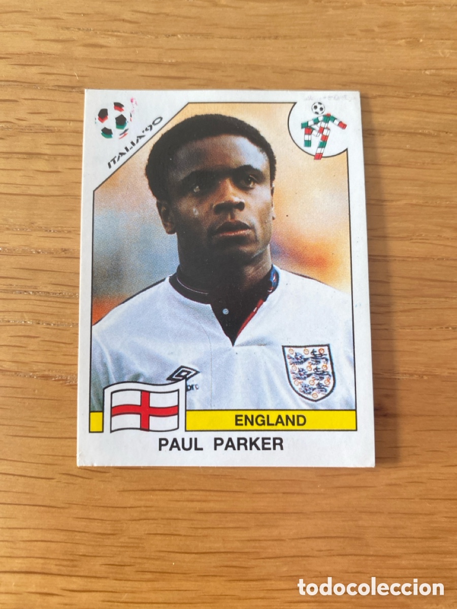 Cromos de F&uacute;tbol: Cromo panini mundial Italia 90 n&uacute;mero 387 Parker - Stickers album world cup Italy 1990