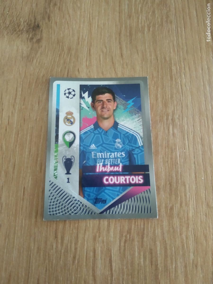 Fu&szlig;ball-Sticker: 387 COURTOIS REAL MADRID CROMO FUTBOL UEFA CHAMPIONS LEAGUE 2022-2023 TOPPS 22-23