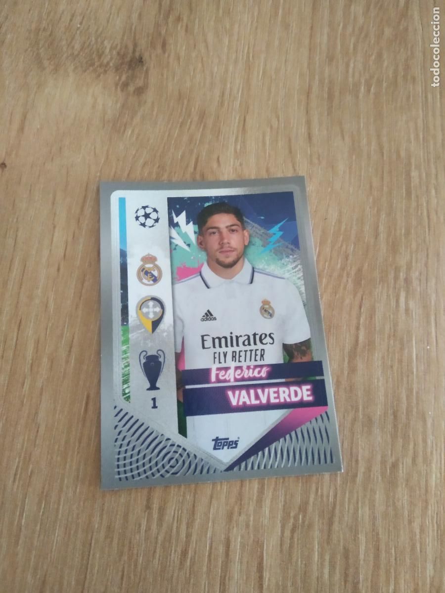Cromos de F&uacute;tbol: 394 FEDE VALVERDE REAL MADRID CROMO FUTBOL UEFA CHAMPIONS LEAGUE 2022-2023 TOPPS 22-23
