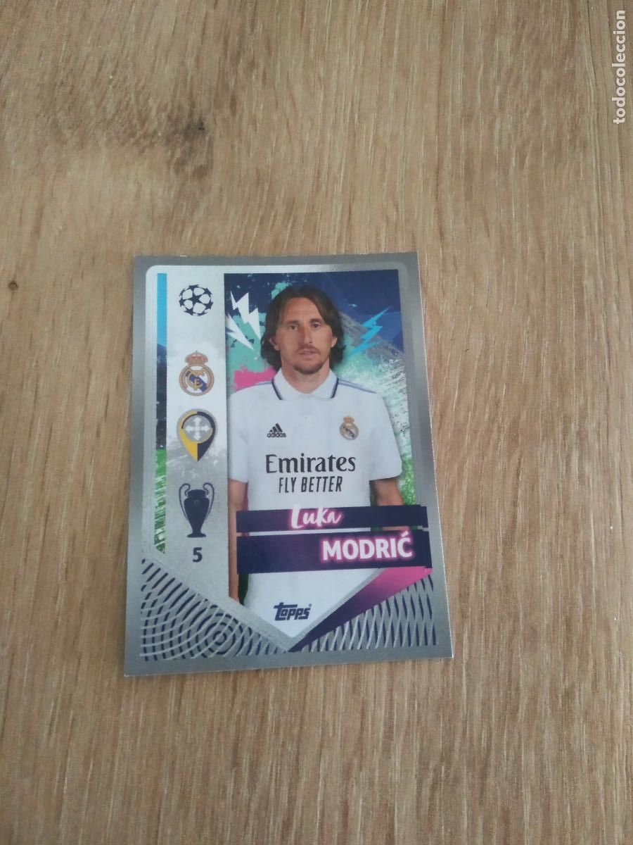 Football Stickers: 398 MODRIC REAL MADRID CROMO FUTBOL UEFA CHAMPIONS LEAGUE 2022-2023 TOPPS 22-23