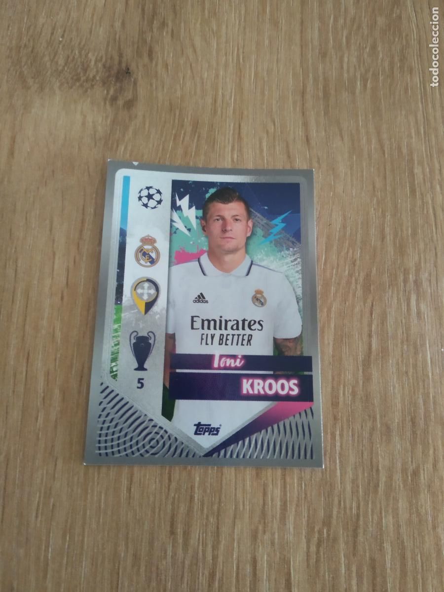 Football Stickers: 399 KROOS REAL MADRID CROMO FUTBOL UEFA CHAMPIONS LEAGUE 2022-2023 TOPPS 22-23