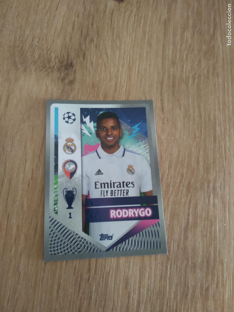 Football Stickers: 400 RODRYGO REAL MADRID CROMO FUTBOL UEFA CHAMPIONS LEAGUE 2022-2023 TOPPS 22-23