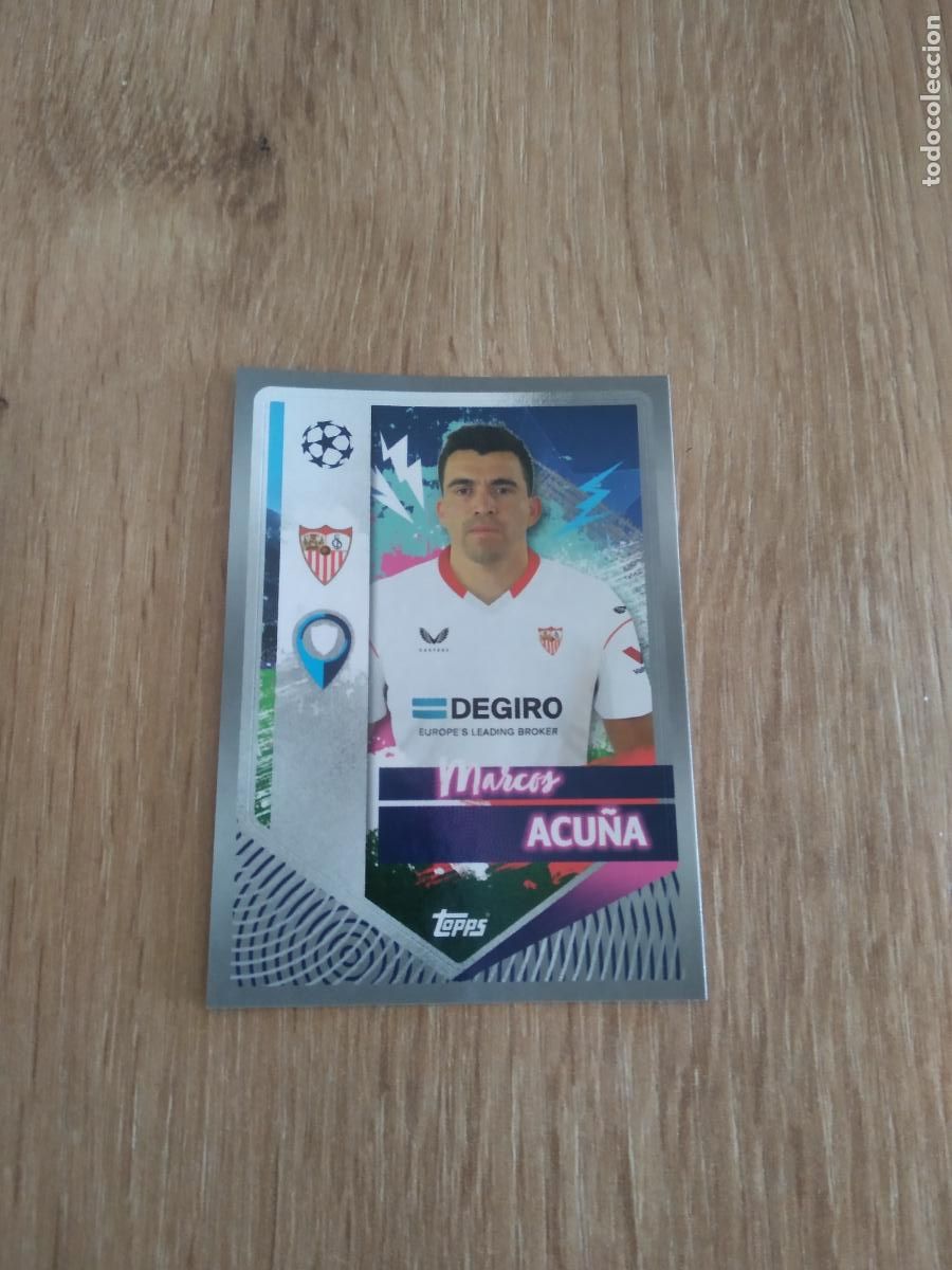 Cromos de F&uacute;tbol: 409 ACU&Ntilde;A SEVILLA CROMO FUTBOL UEFA CHAMPIONS LEAGUE 2022-2023 TOPPS 22-23