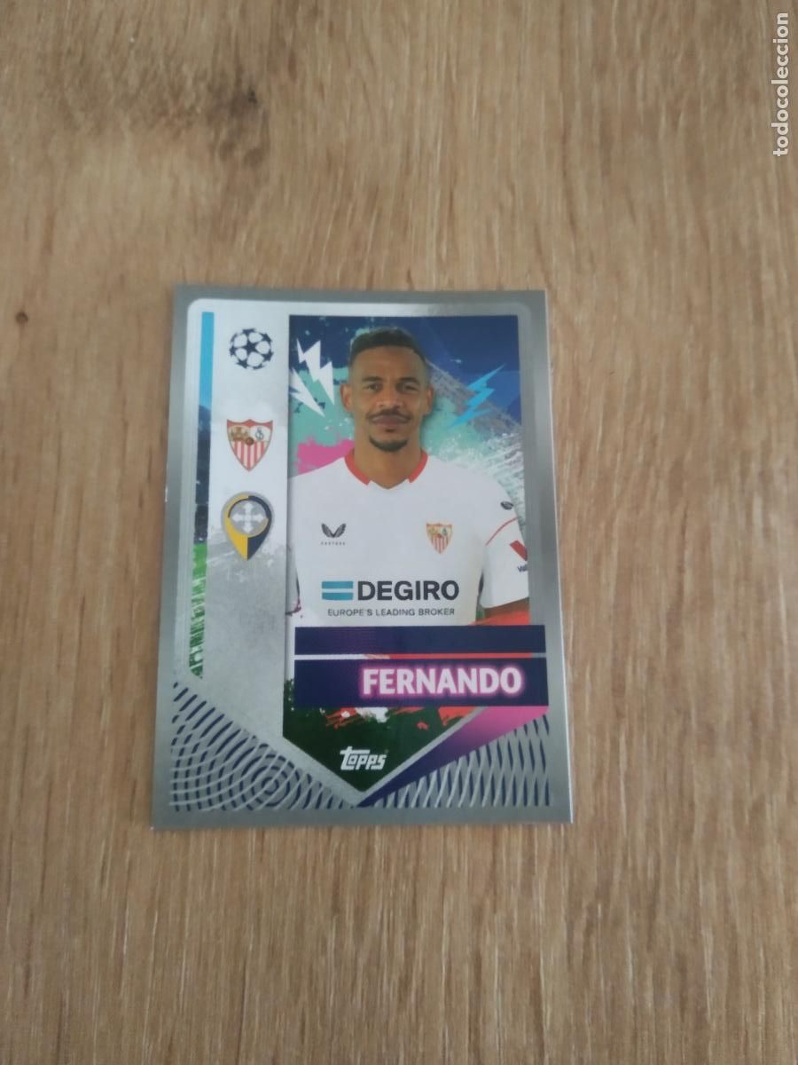 Cromos de F&uacute;tbol: 410 FERNANDO SEVILLA CROMO FUTBOL UEFA CHAMPIONS LEAGUE 2022-2023 TOPPS 22-23