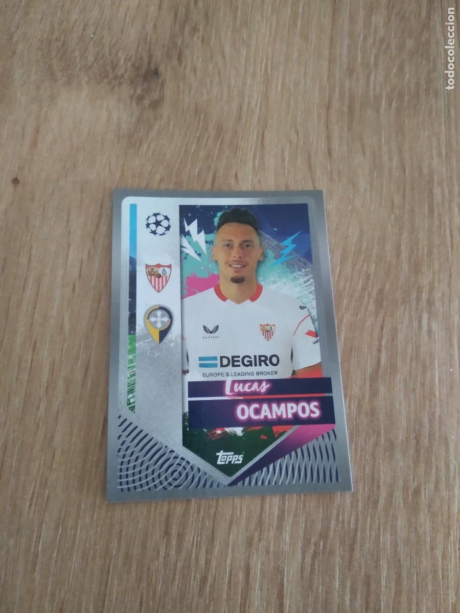 Cromos de F&uacute;tbol: 415 LUCAS OCAMPOS SEVILLA CROMO FUTBOL UEFA CHAMPIONS LEAGUE 2022-2023 TOPPS 22-23