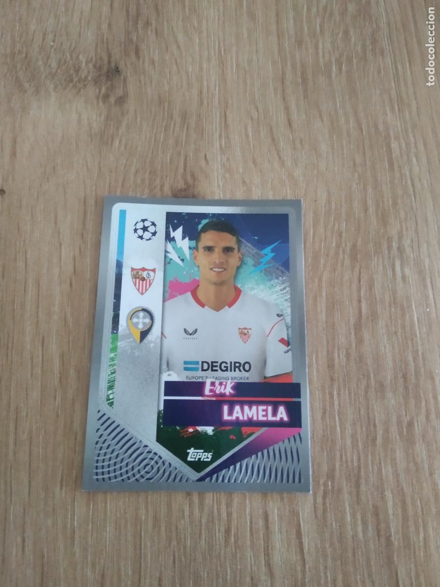 Cromos de F&uacute;tbol: 417 LAMELA SEVILLA CROMO FUTBOL UEFA CHAMPIONS LEAGUE 2022-2023 TOPPS 22-23