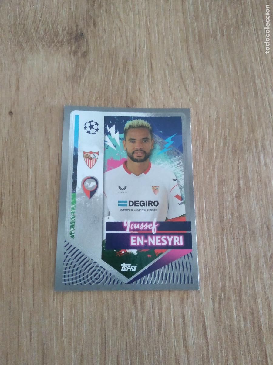 Cromos de F&uacute;tbol: 419 EN-NESYRI SEVILLA CROMO FUTBOL UEFA CHAMPIONS LEAGUE 2022-2023 TOPPS 22-23