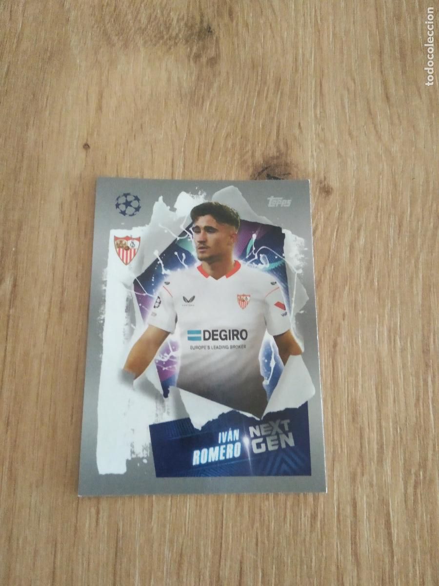 Cromos de F&uacute;tbol: 421 IVAN ROMERO SEVILLA CROMO FUTBOL UEFA CHAMPIONS LEAGUE 2022-2023 TOPPS 22-23