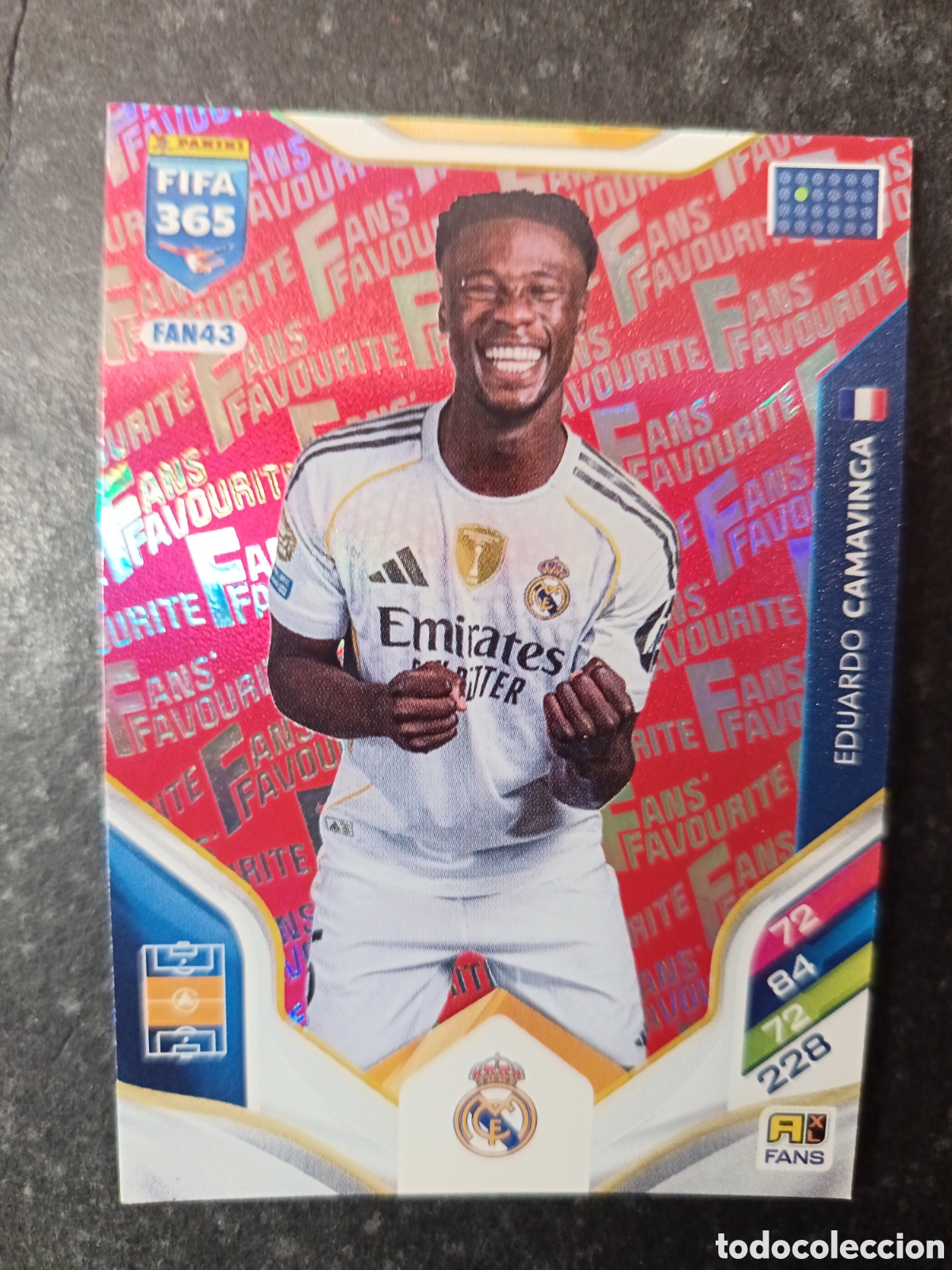 Cromos de F&uacute;tbol: Fan 43 Rojo Fifa 365 2025/2026