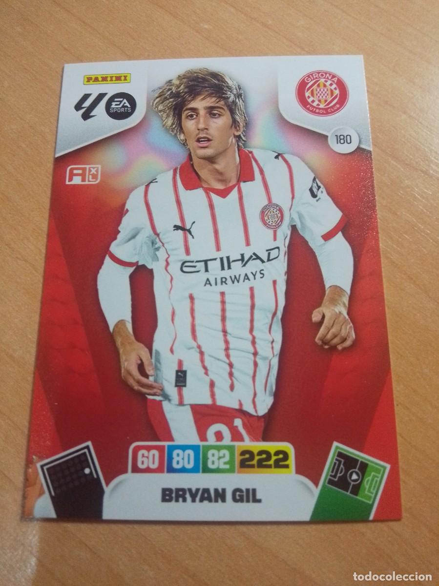 Cromos de F&uacute;tbol: 180 BRYAN GIL DEL GIRONA 25 26 ADRENALYN XL 2025 2026 NUEVO