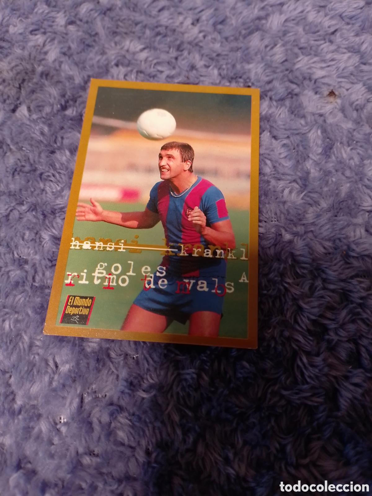 Cromos de F&uacute;tbol: carta mindo deportivo fc barcelona