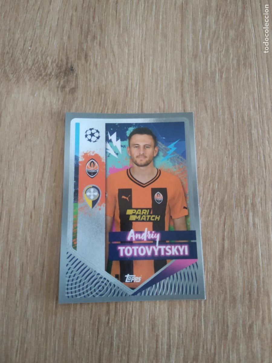 Figurine di Calcio: 429 TOTOVYTSKYI SHAKHTAR DONETSK CROMO FUTBOL UEFA CHAMPIONS LEAGUE 2022-2023 TOPPS 22-23