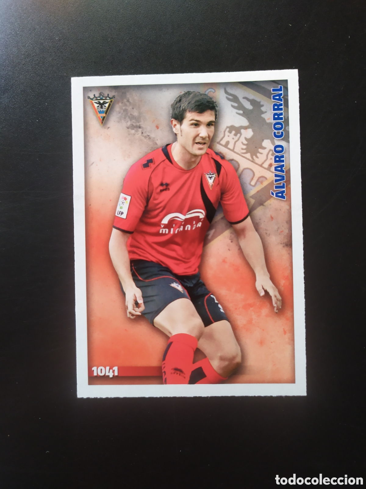 Figurine di Calcio: Mundicromo fichas Liga 2014 2015 14 15 Alvaro Corral n&deg; 1041 Mirandes