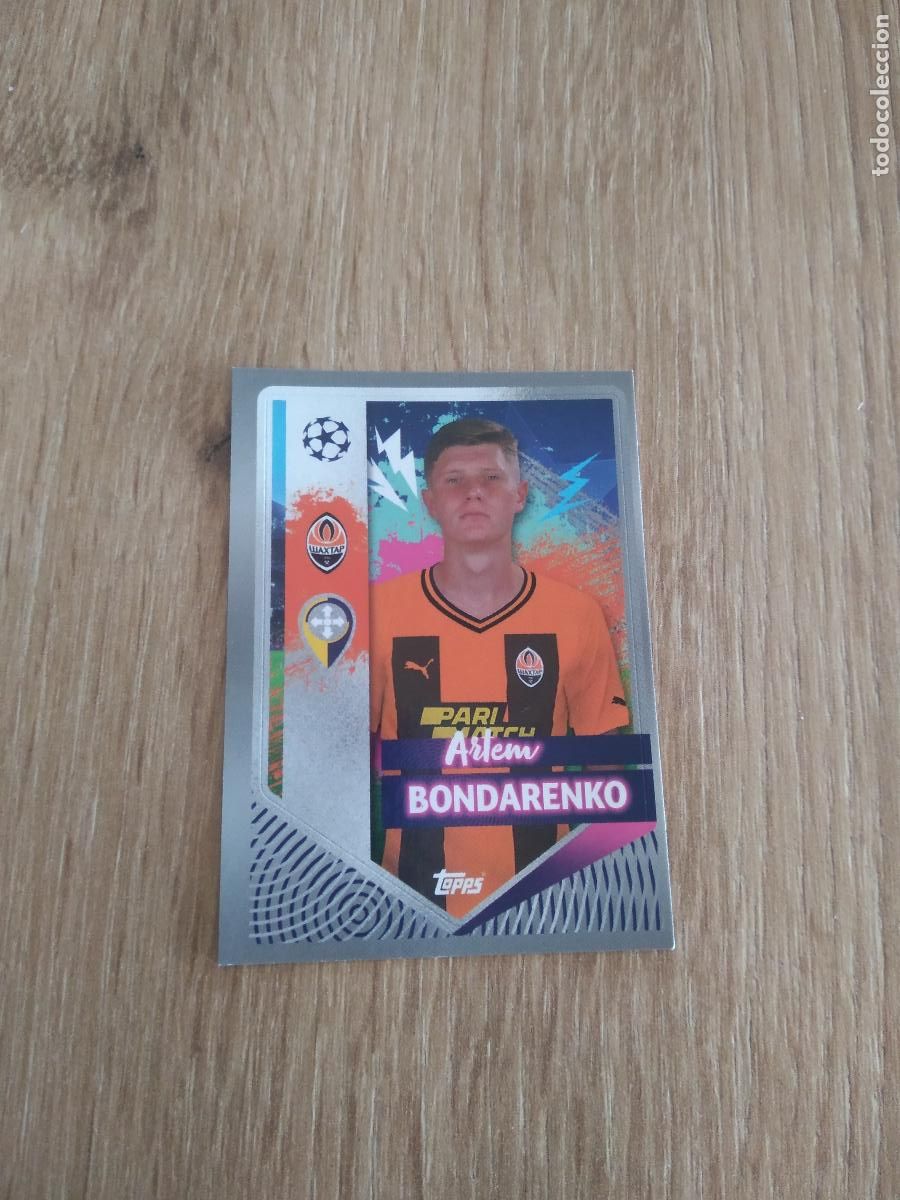Figurine di Calcio: 433 BONDARENKO SHAKHTAR DONETSK CROMO FUTBOL UEFA CHAMPIONS LEAGUE 2022-2023 TOPPS 22-23