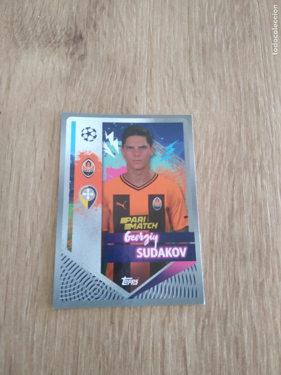 Cromos de F&uacute;tbol: 434 SUDAKOV SHAKHTAR DONETSK CROMO FUTBOL UEFA CHAMPIONS LEAGUE 2022-2023 TOPPS 22-23