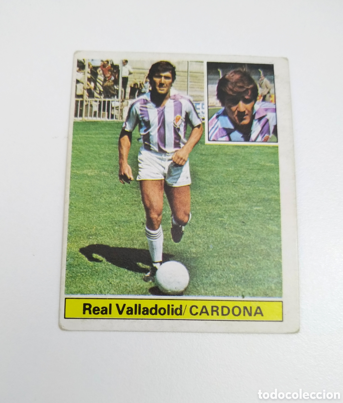 Cromos de F&uacute;tbol: Cardona - Coloca Valladolid, Ediciones Este 81-82