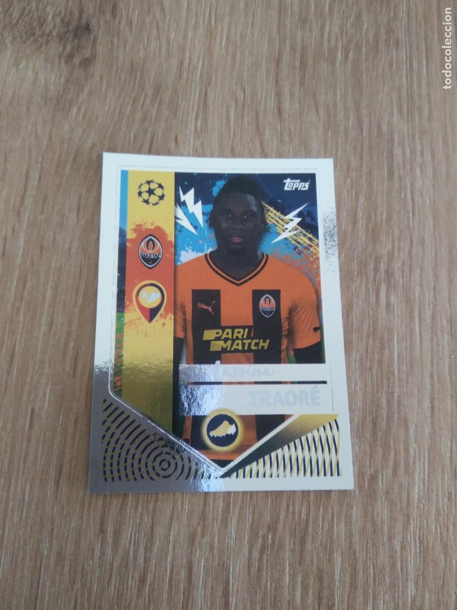 Cromos de F&uacute;tbol: 438 LASSINA TRAORE SHAKHTAR DONETSK CROMO FUTBOL UEFA CHAMPIONS LEAGUE 2022-2023 TOPPS 22-23